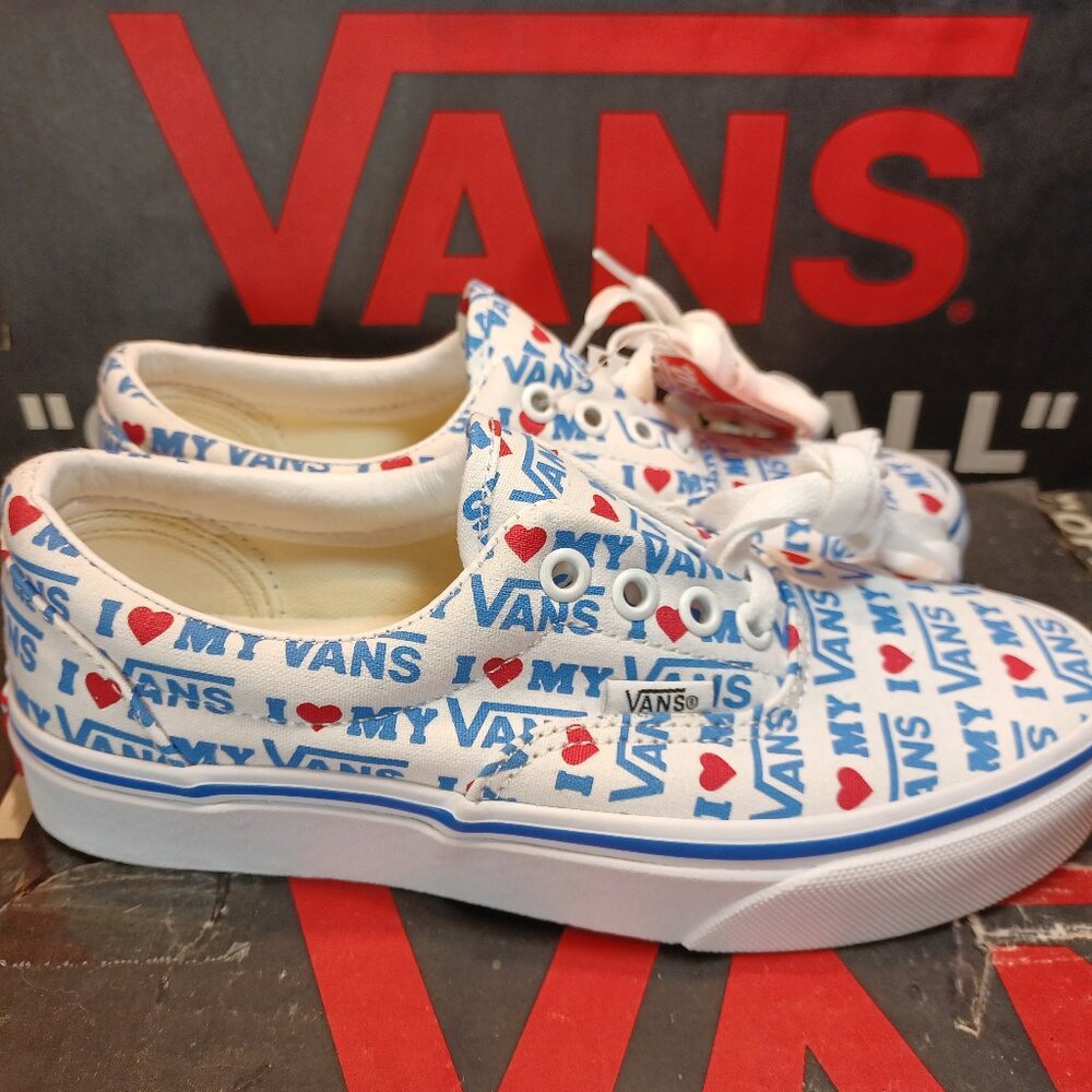 I Heart My Vans Men's 5.5/Women's 7 Era Red/White/Blue VN0A38FRVPS